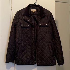 Women’s black quilted jacket